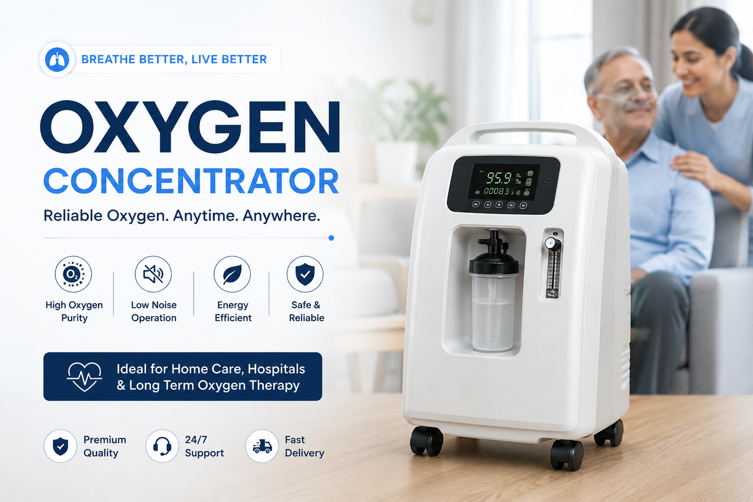 Oxygen Concentrator Rental and Sale Services