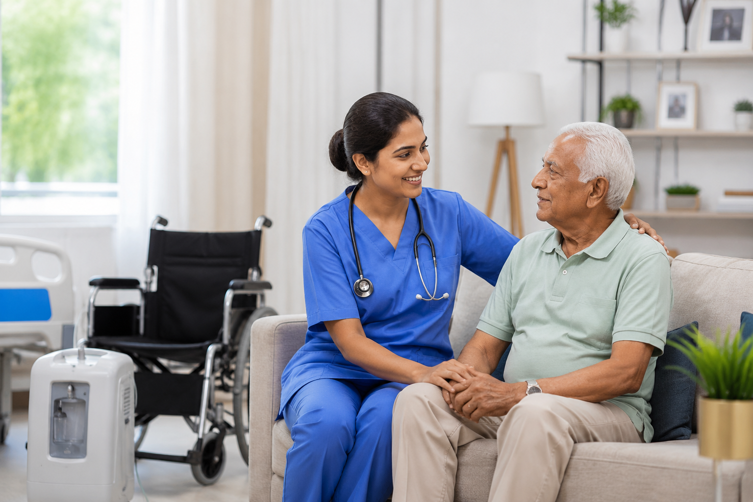 Home Nursing Services, Elderly Care and Physiotherapy at Home in Lucknow
